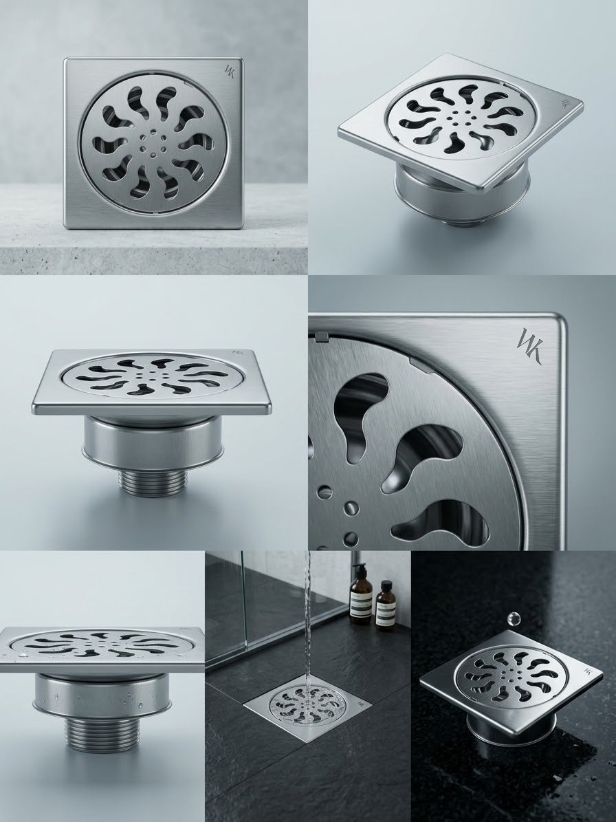 Floor Waste Drain Cover – Anti-Odor Bathroom Floor Drain