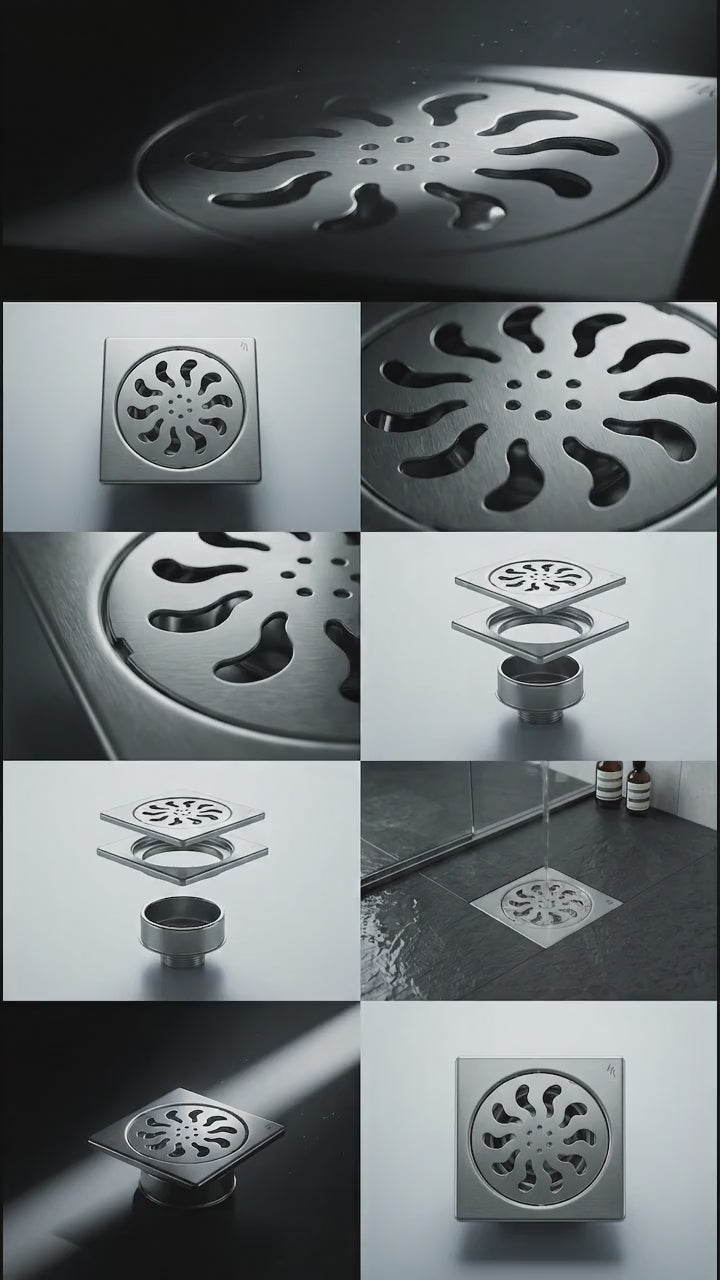 Floor Waste Drain Cover – Anti-Odor Bathroom Floor Drain